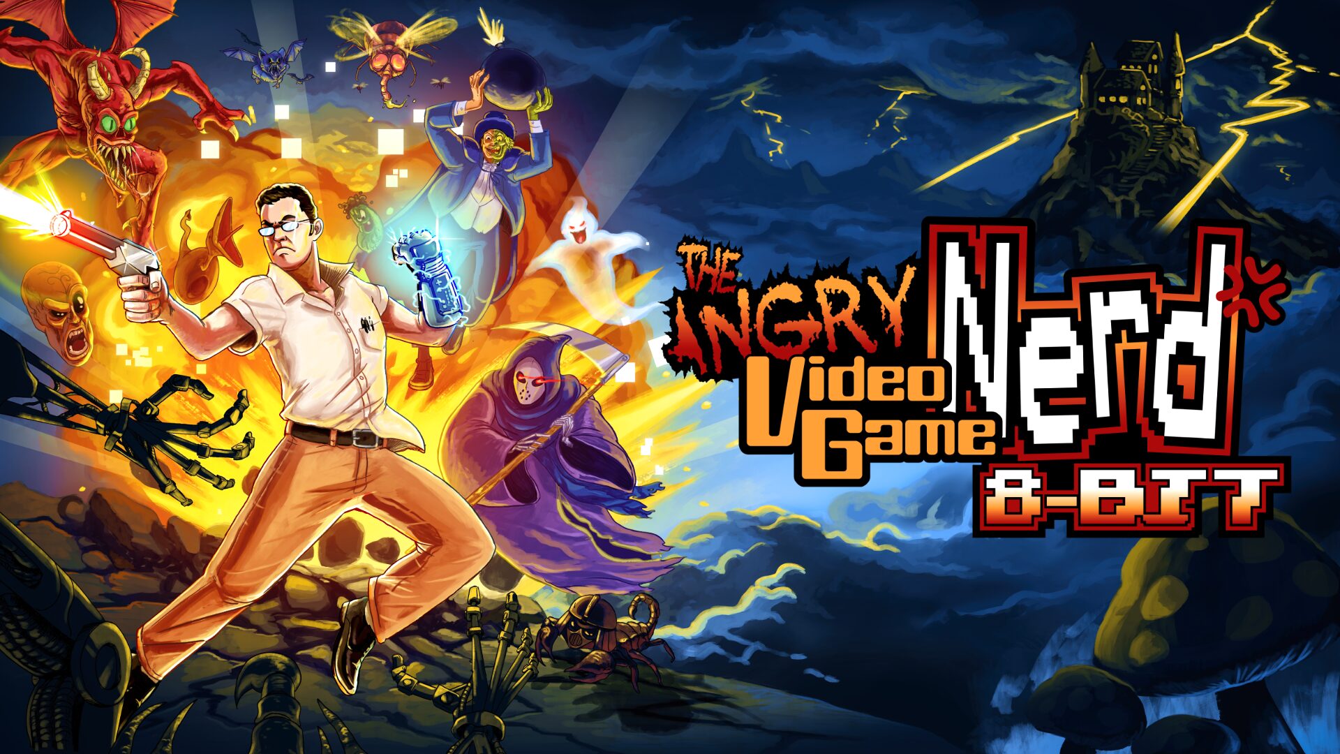 Angry Video Game Nerd 8-bit announced for PS5, Xbox Series, PS4, Xbox One, Switch, PC, and NES