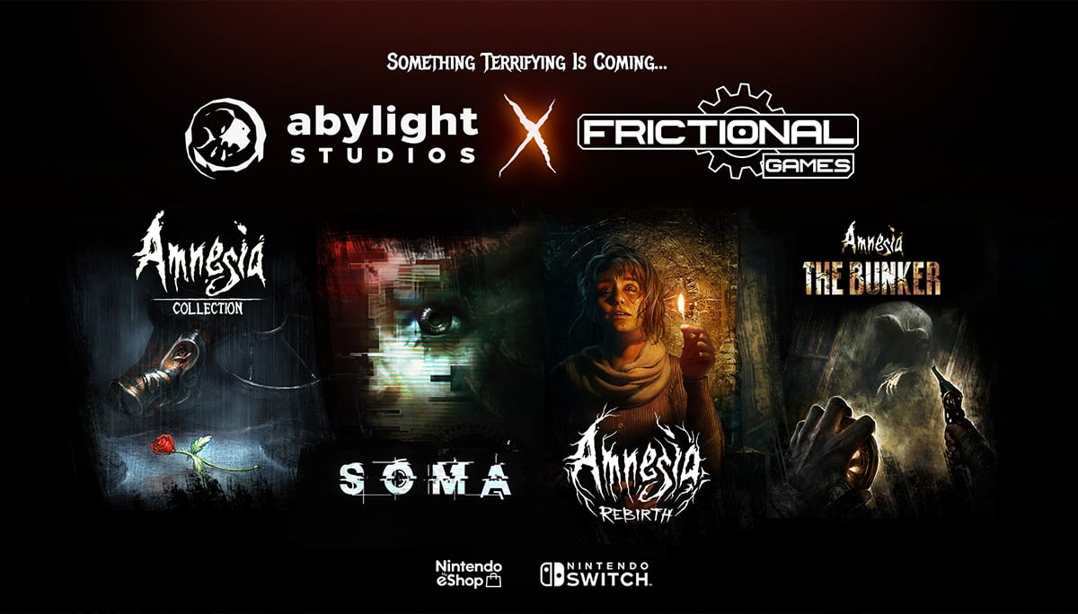 SOMA, Amnesia: Rebirth, and Amnesia: The Bunker coming to Switch