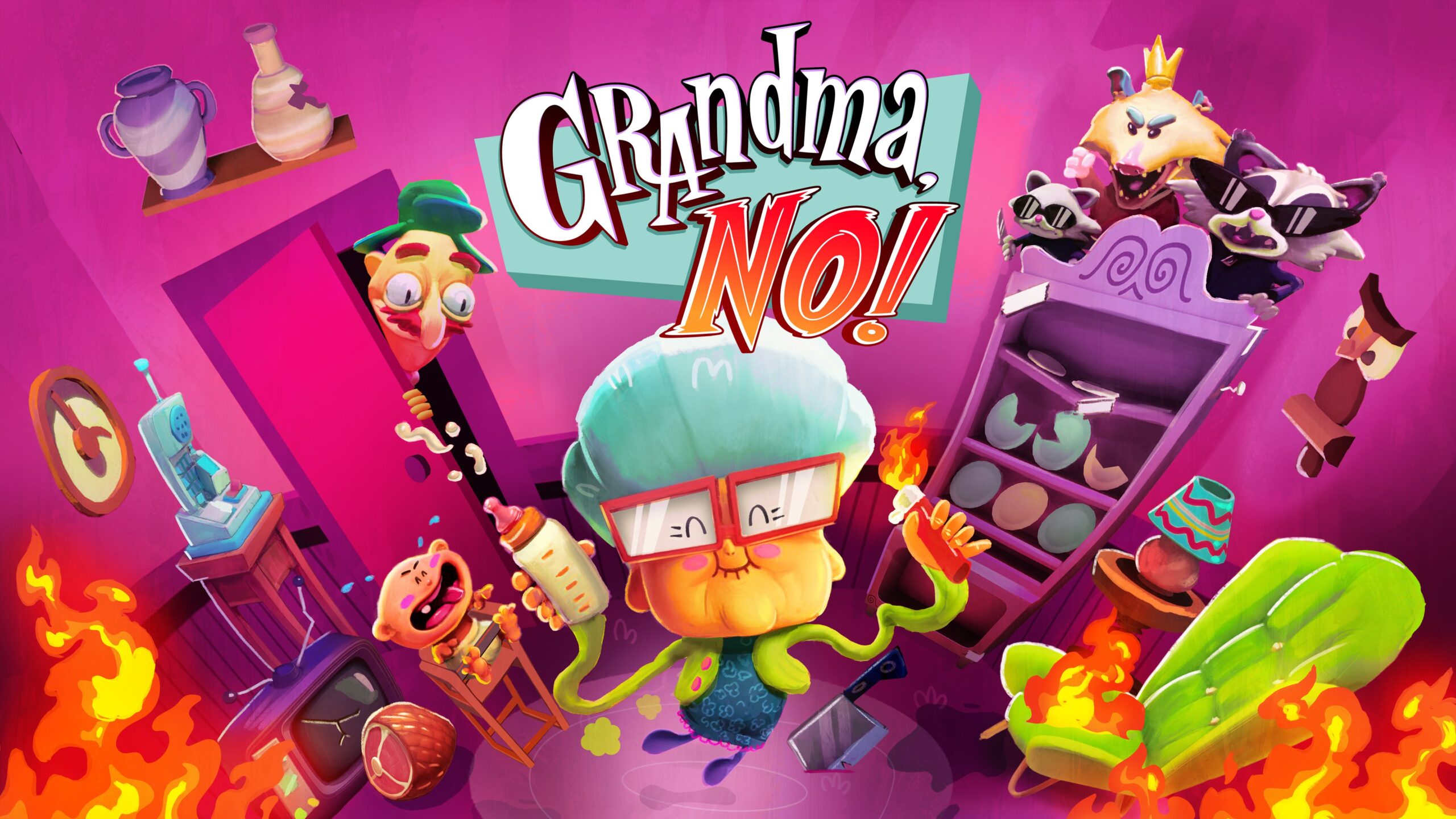 Chaotic physics-based adventure game Grandma, No! announced for PC