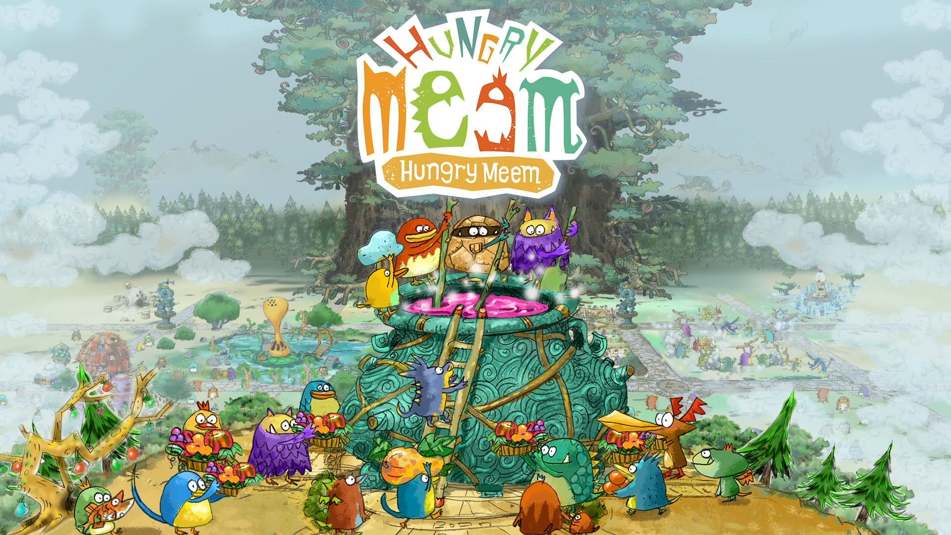 Drecom announces hungry creatures simulation game Hungry Meem for PC