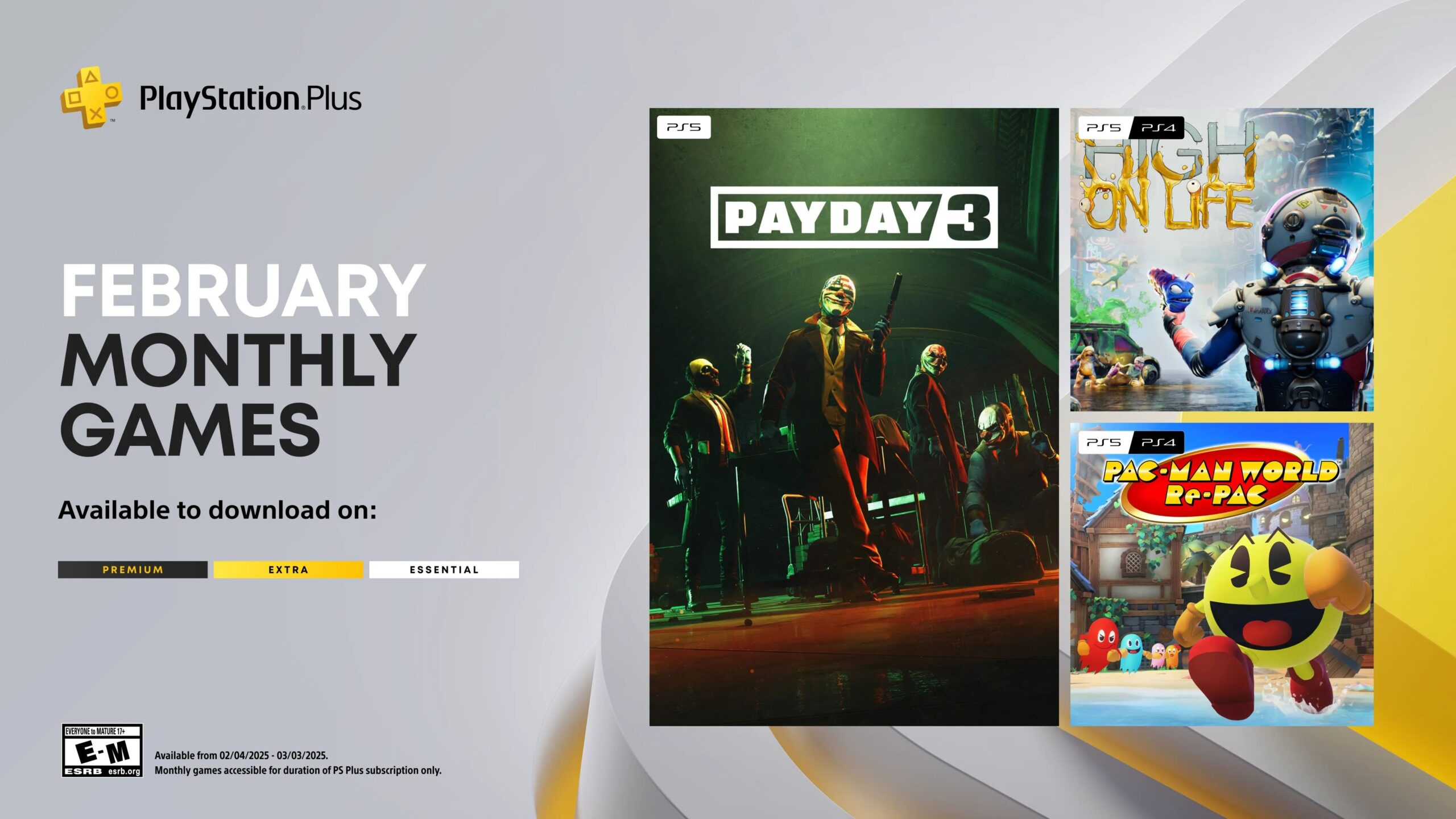 PlayStation Plus Monthly Games lineup for February 2025 announced