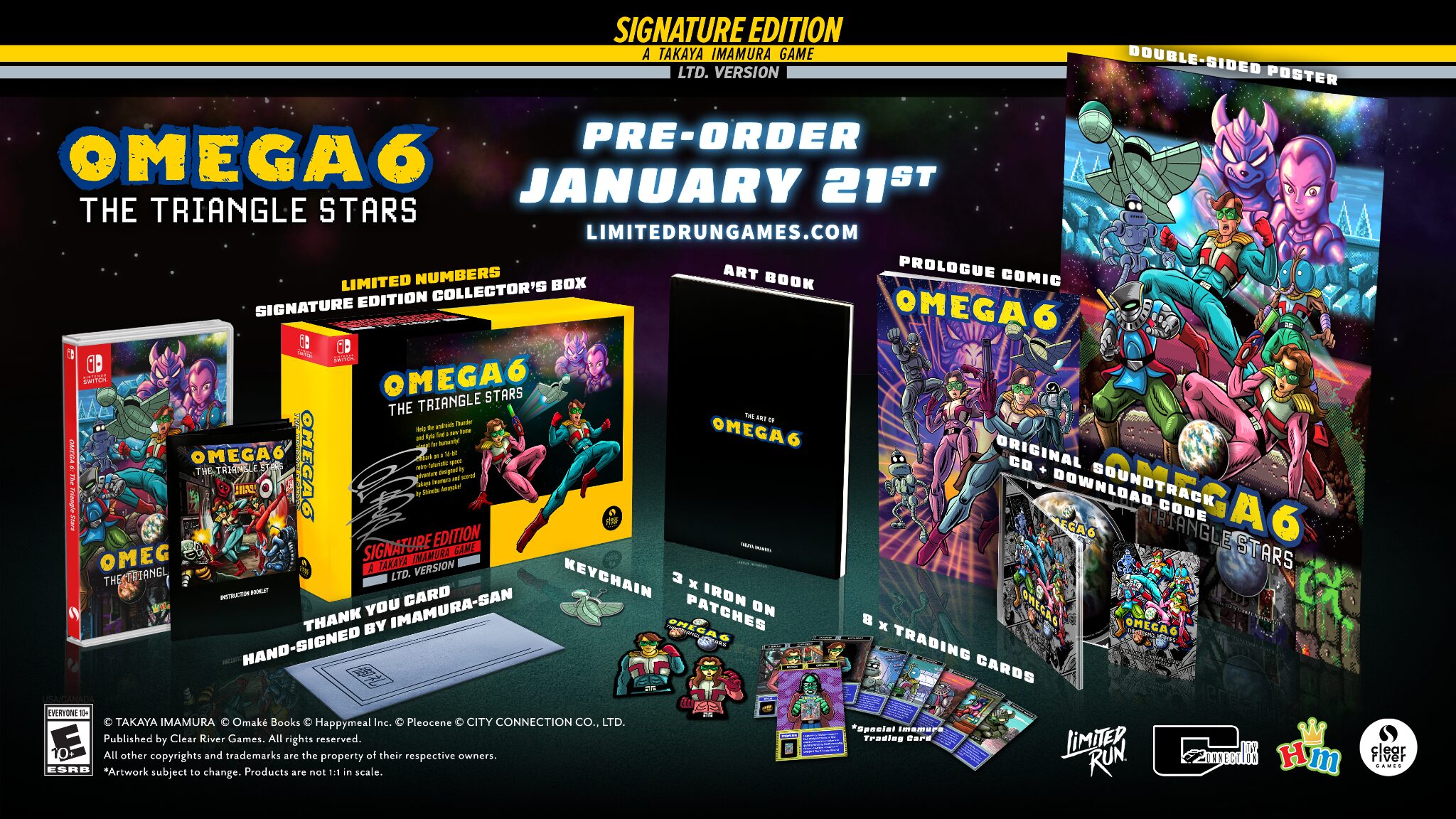 Star Fox artist’s Omega 6 is getting a physical release and collector’s editions