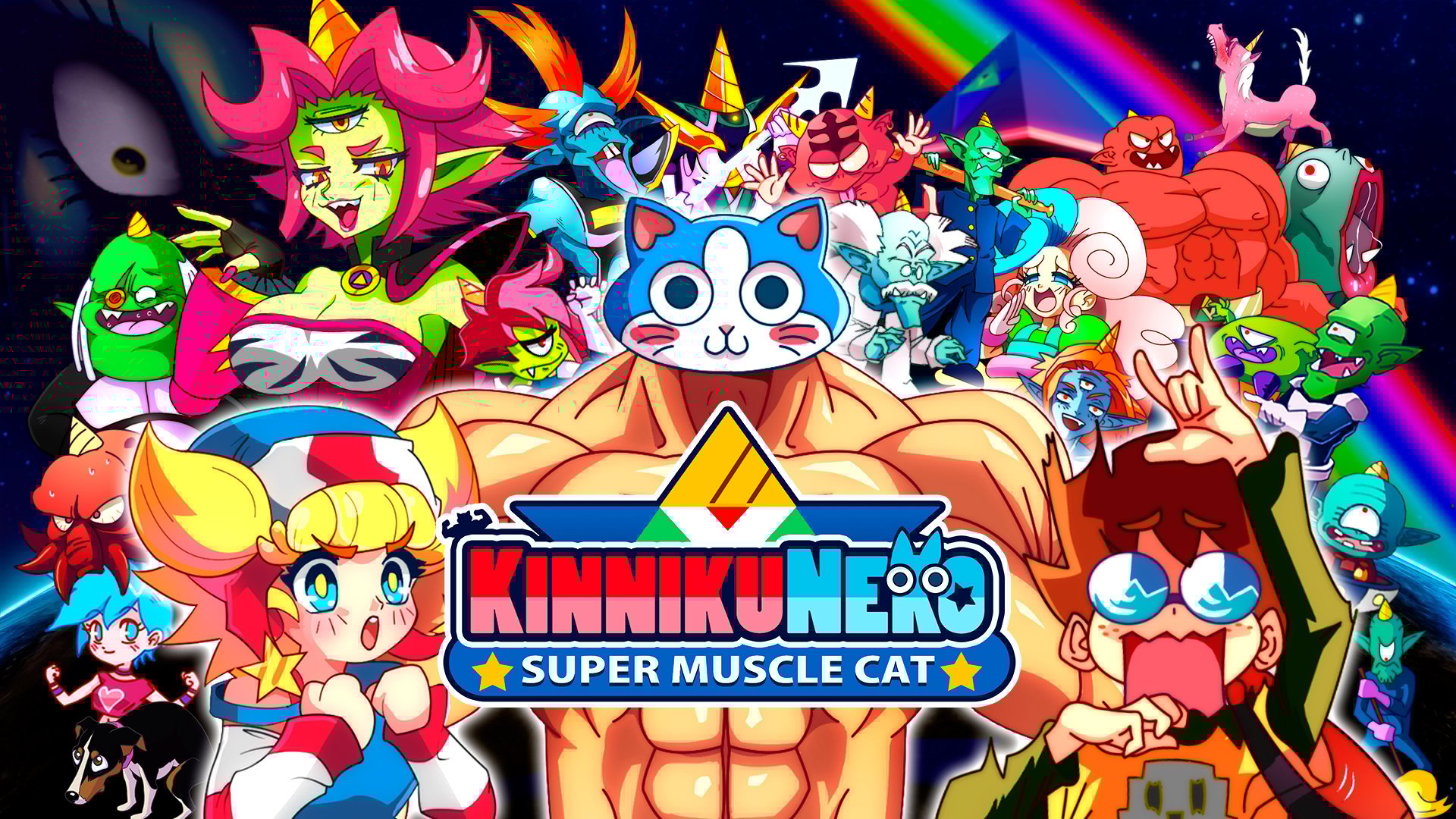 KinnikuNeko: SUPER MUSCLE CAT for PS5, Xbox Series, PS4, Xbox One, and Switch launches March 19
