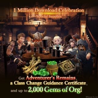 Wizardry Variants Daphne tops one million downloads