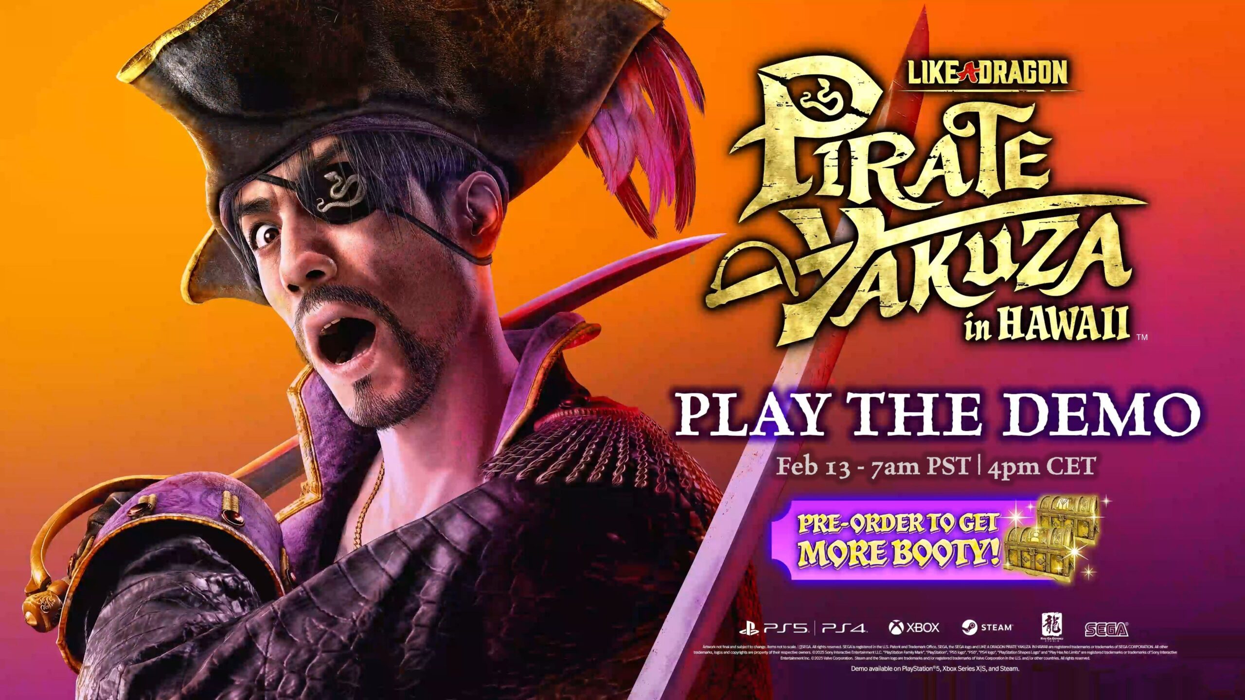 Like a Dragon: Pirate Yakuza in Hawaii demo launches February 13