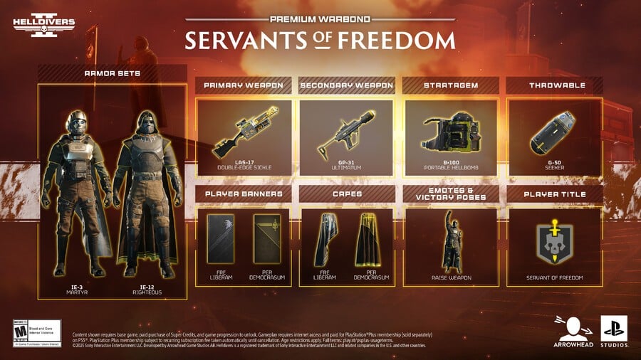 Become Servants of Freedom in New Helldivers 2 Warbond