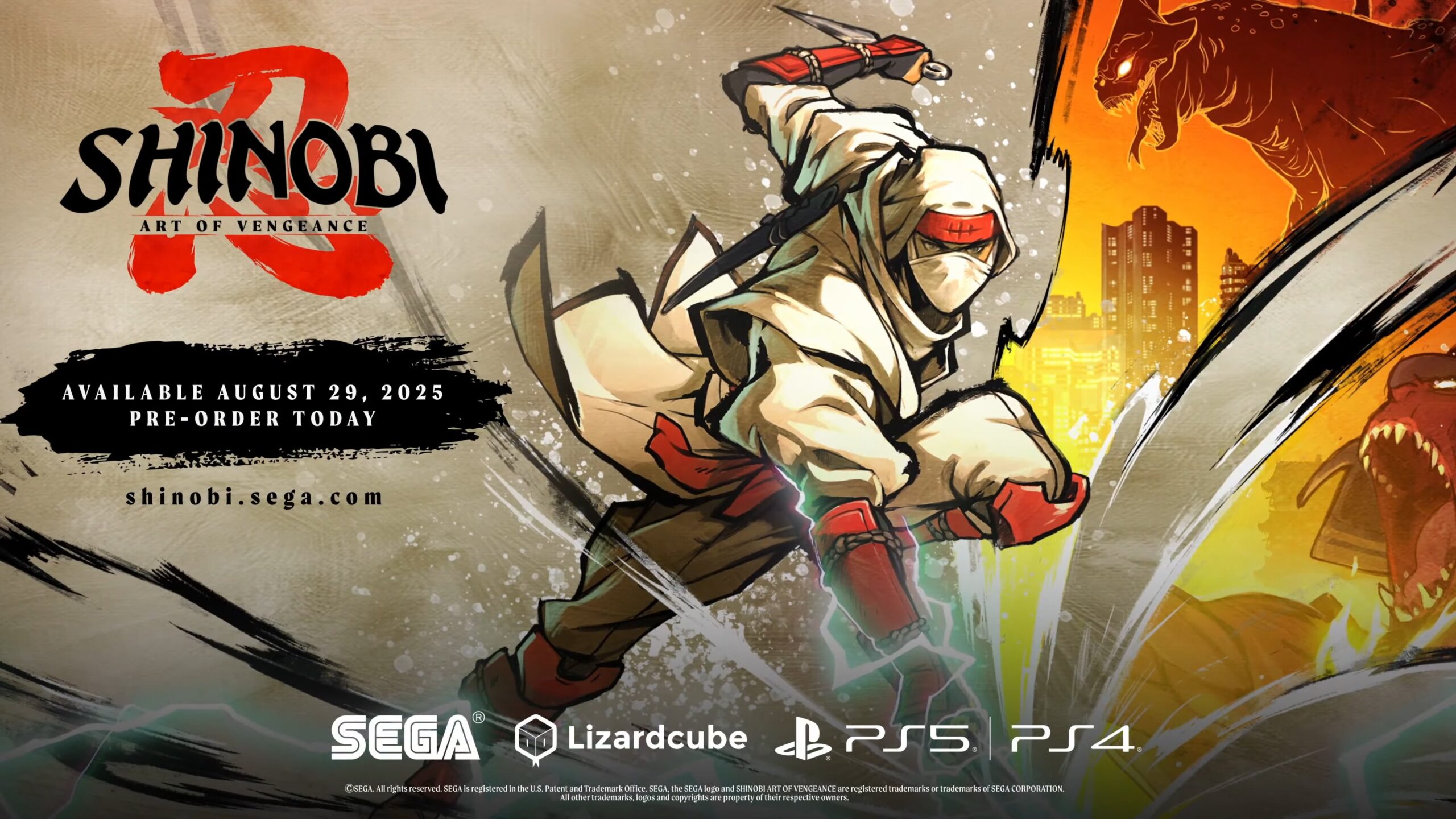 Sega shows trailer for Shinobi: Art of Vengeance, out later this year
