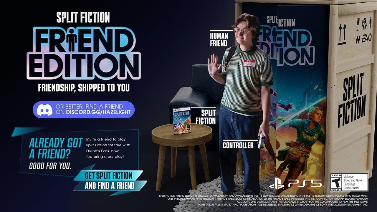 Split Fiction: Friend Edition Is the Silliest Game Promo We’ve Seen in Ages