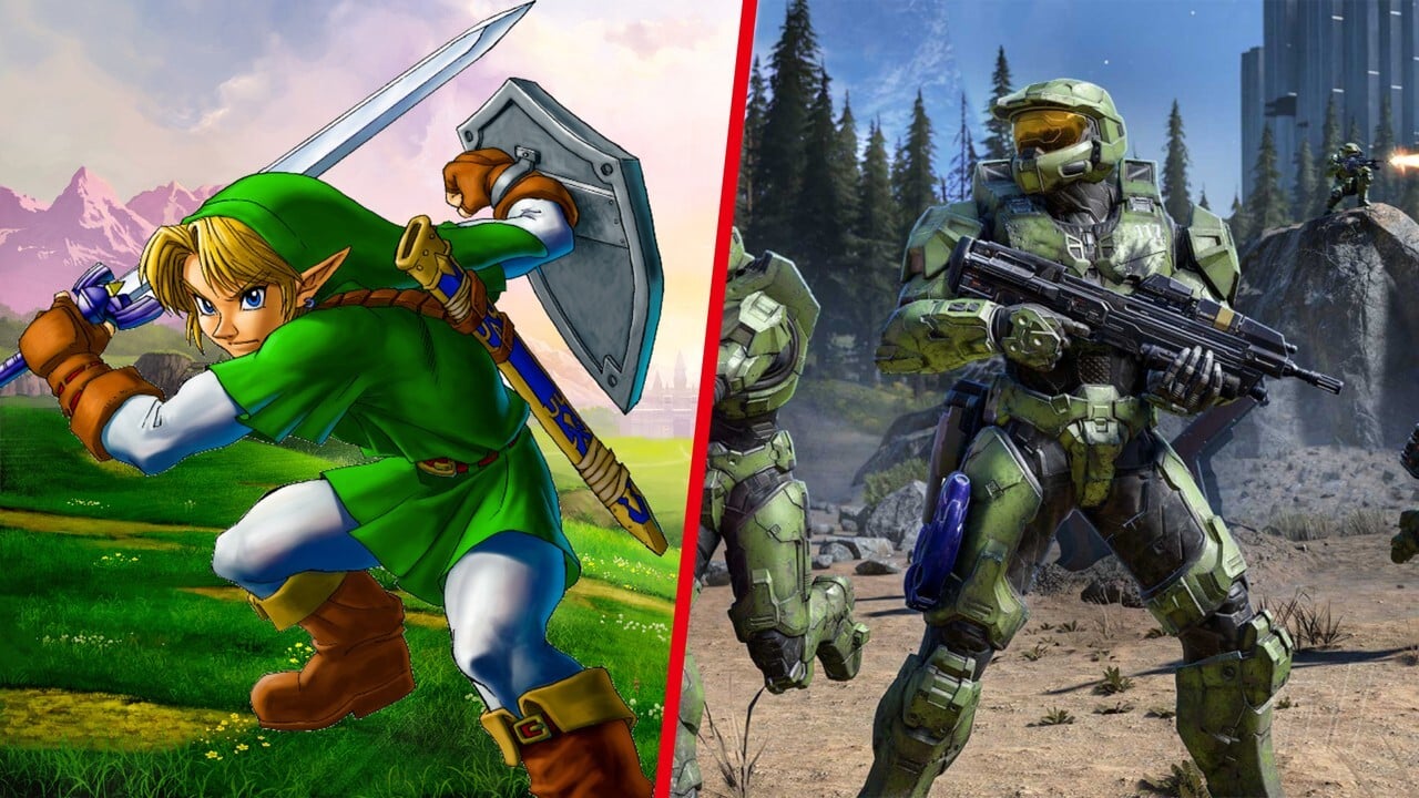 Random: Link Goes Full Master Chief In This Ocarina Of Time X Halo Mash-Up Mod