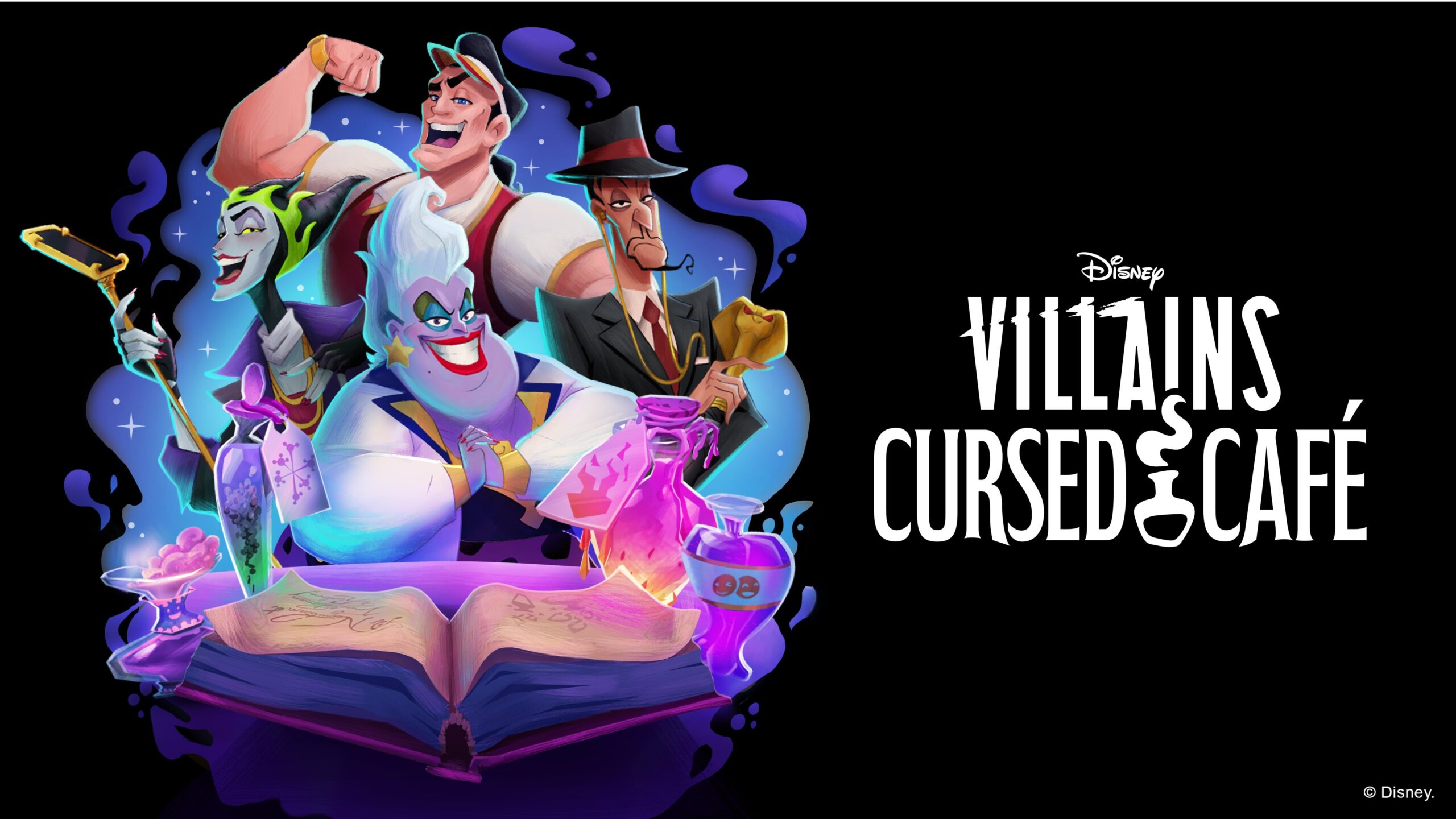 Visual novel Disney Villains Cursed Cafe announced for PS5, Xbox Series, Switch, and PC, now available