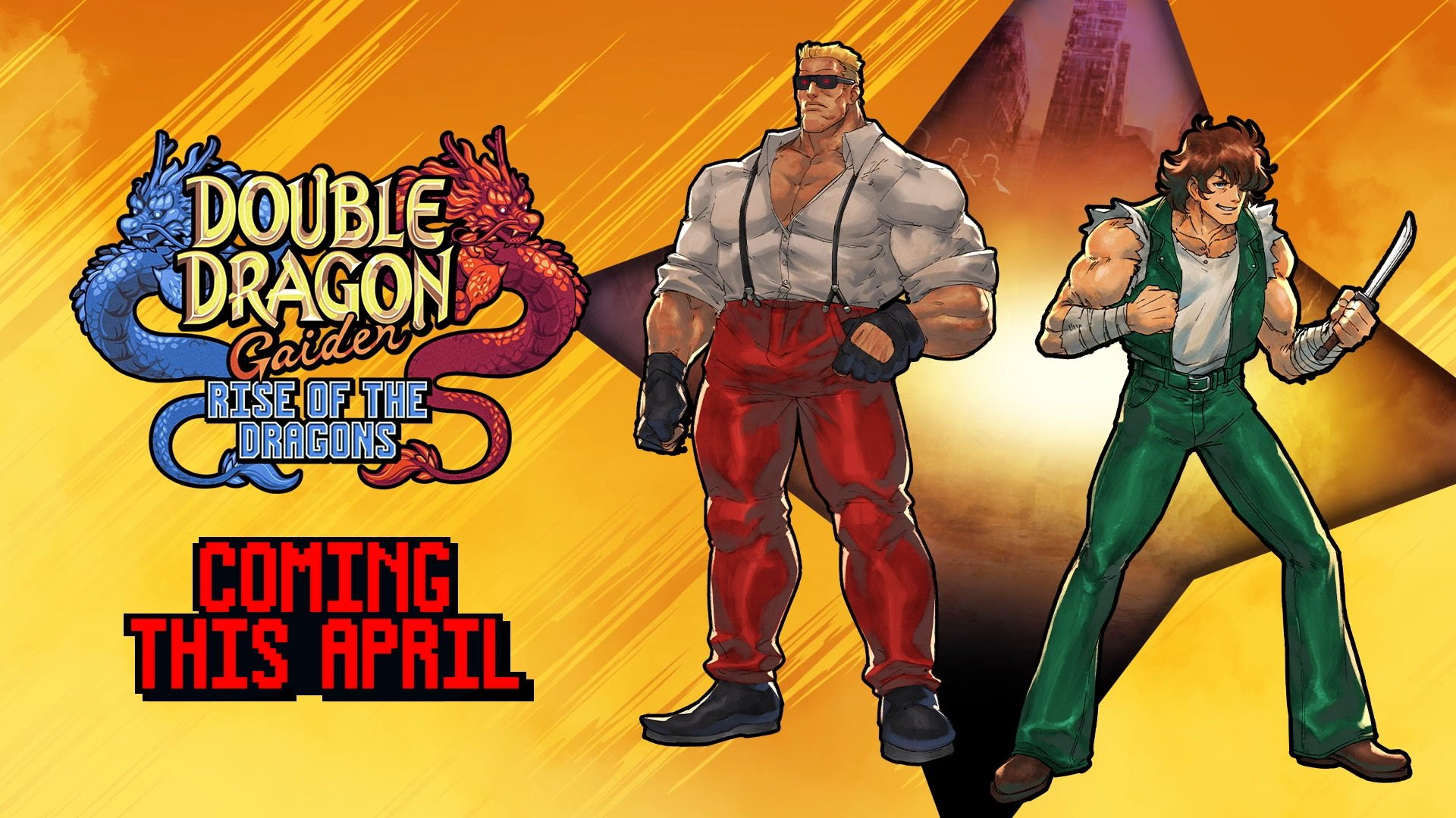 Double Dragon Gaiden: Rise of the Dragons DLC characters Jeff and Abore announced
