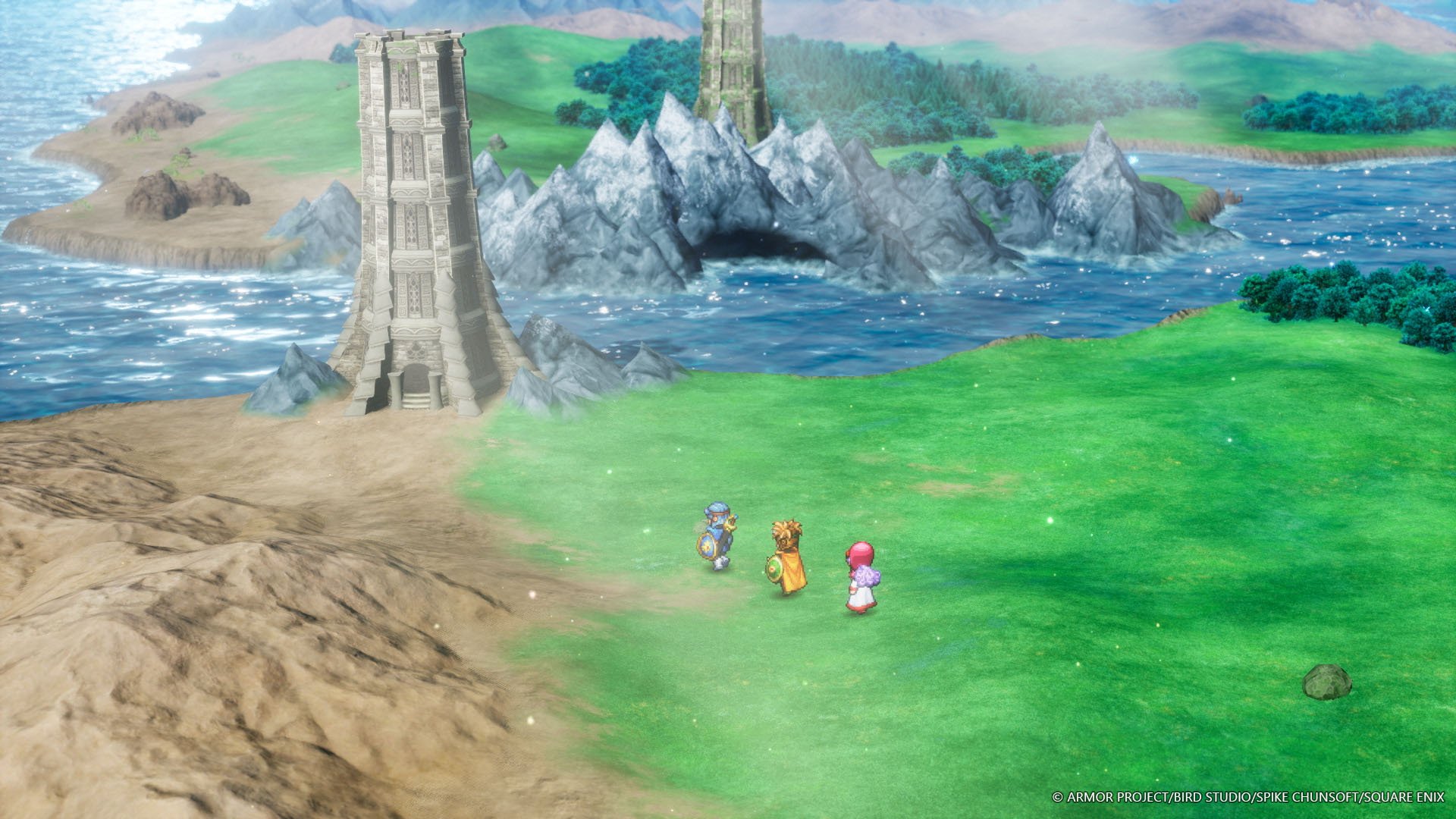 Dragon Quest I & II HD-2D Remake teaser trailer, screenshots