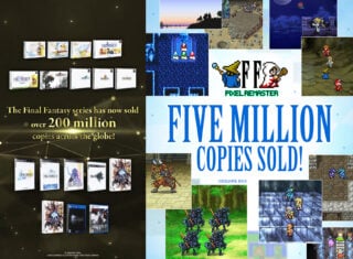Final Fantasy Pixel Remaster series sales top five million; Final Fantasy series sales top 200 million