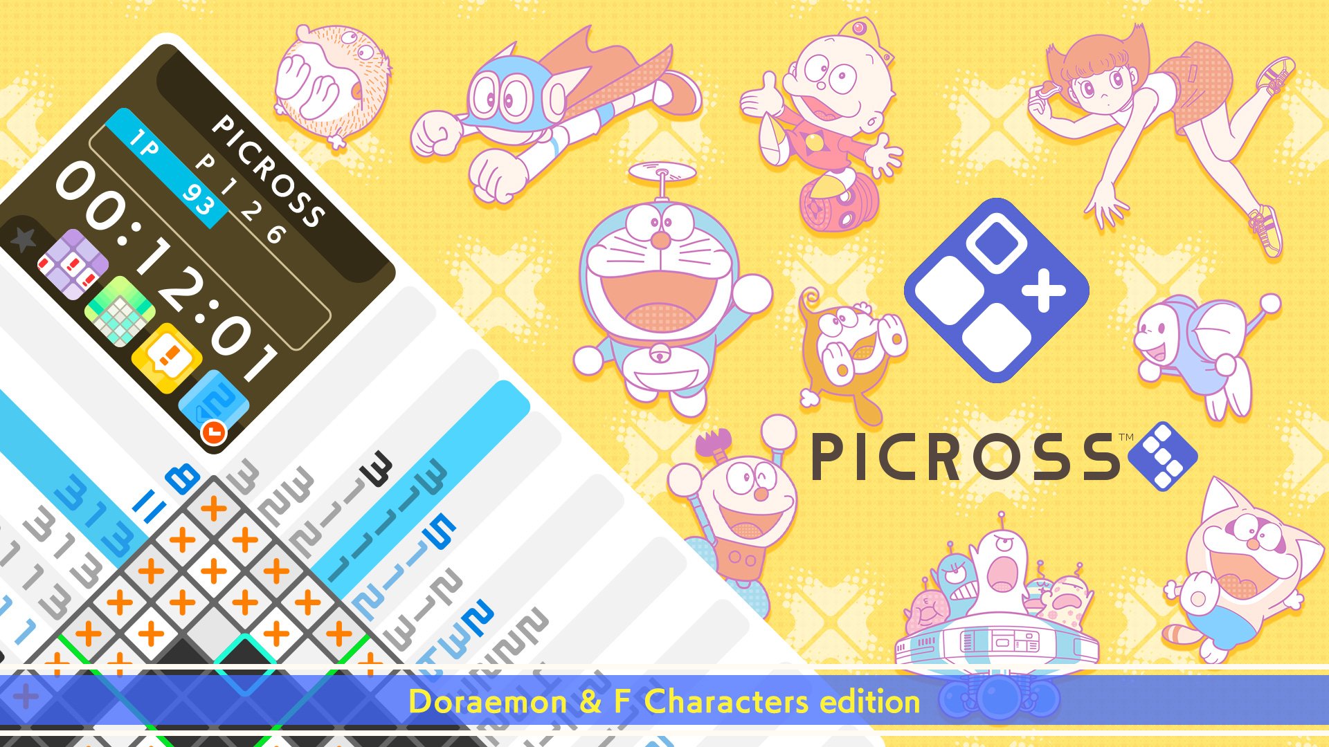 PICROSS S Doraemon & F Characters edition announced for Switch