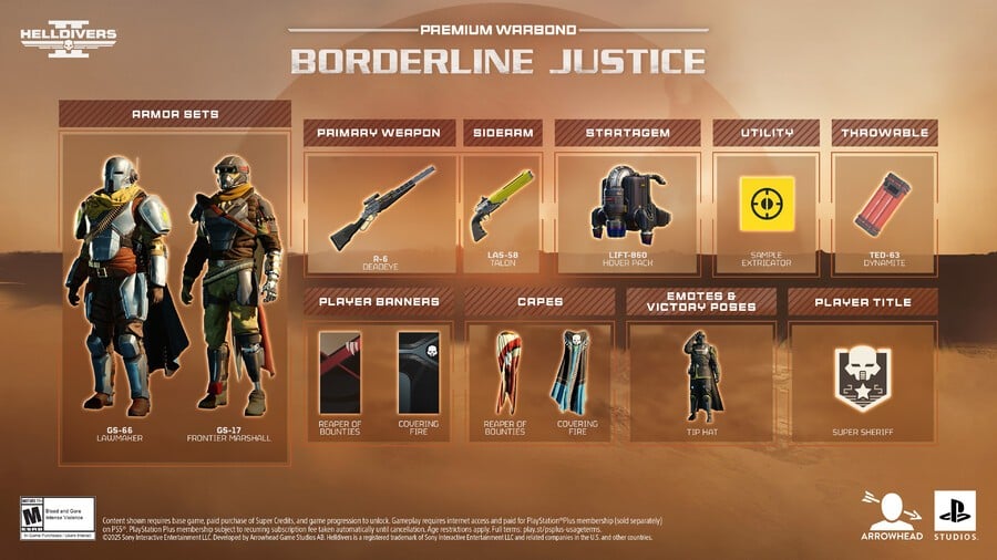 Helldivers 2 Delivers Borderline Justice in Upcoming Warbond, New Update Available Now on PS5