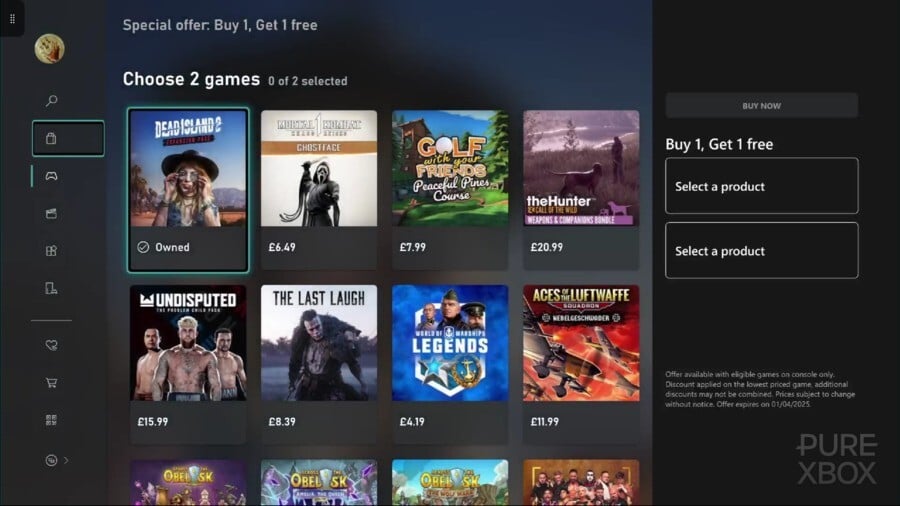 Microsoft’s New ‘Buy One, Get One Free’ Sale Features Plenty Of Xbox DLC