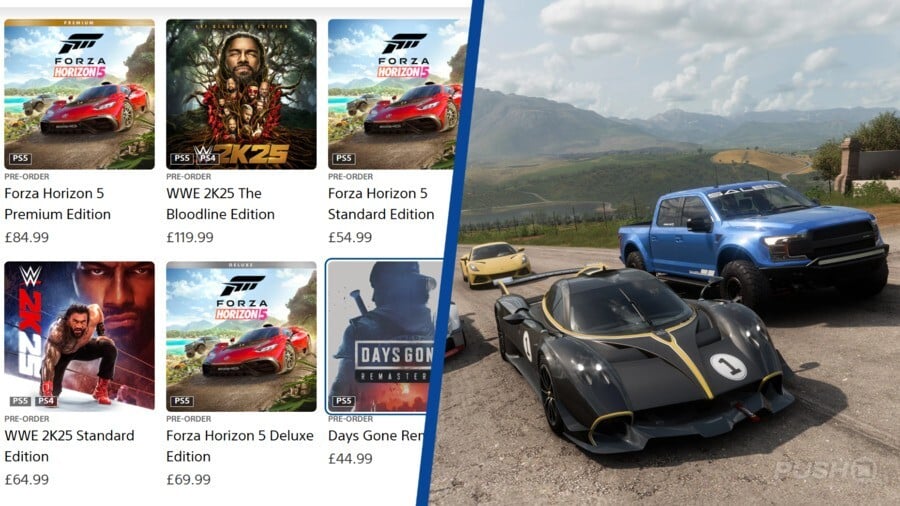 PS5 Players Drive Xbox’s Forza Horizon 5 to the Top of the PS Store Pre-Order Charts All Around the World