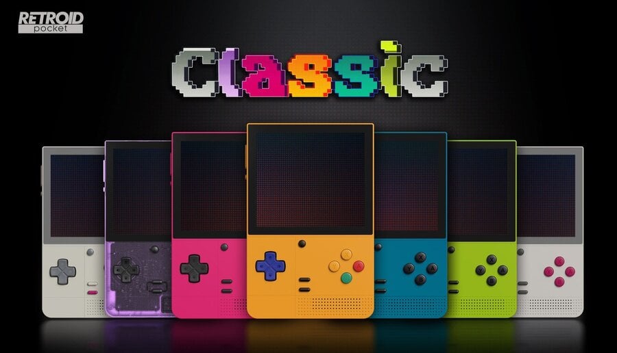 GoRetroid Unveils The Retroid Pocket Classic, A New Game Boy-Style Handheld