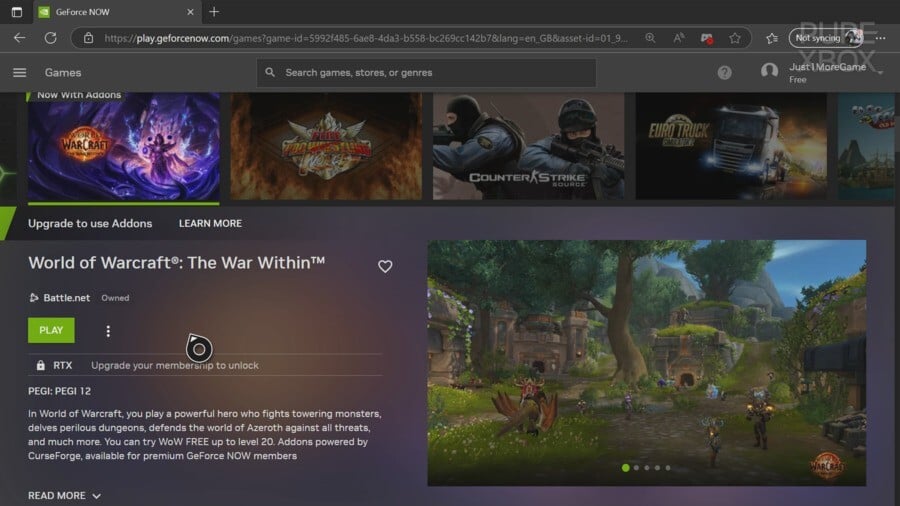 Feature: World Of Warcraft Plays Surprisingly Well On Xbox Thanks To GeForce Now