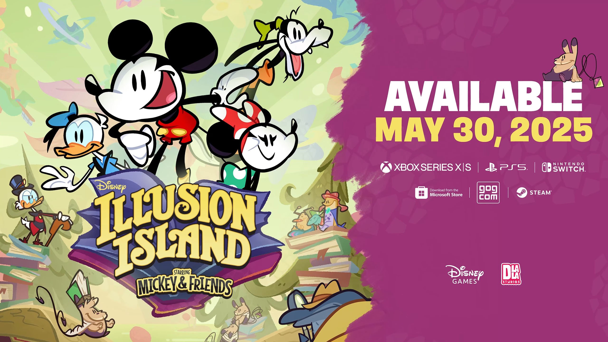 Disney Illusion Island Starring Mickey and Friends coming to PS5, Xbox Series, and PC on May 30 alongside ‘C.A.S.H.’ update
