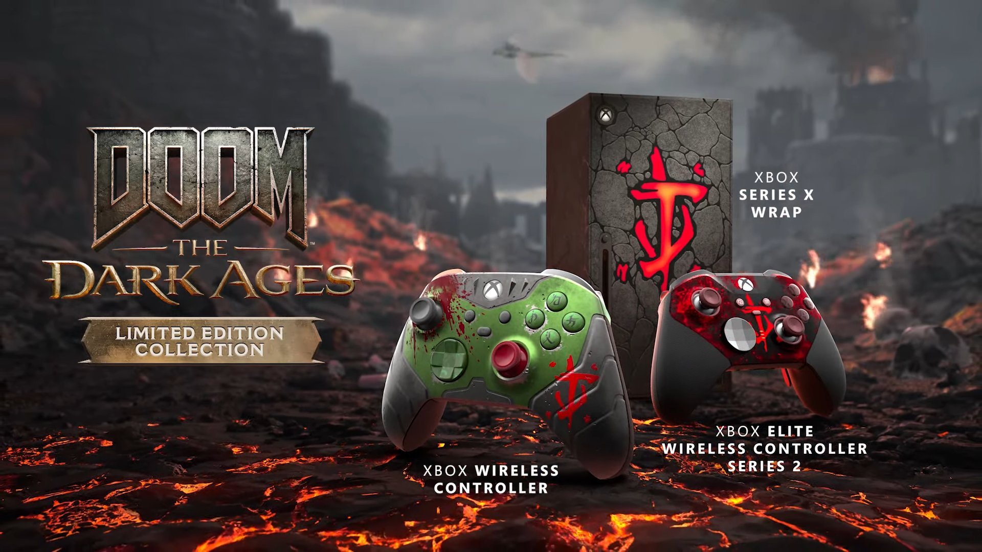 Doom: The Dark Ages Xbox controller, Elite controller and console wrap announced
