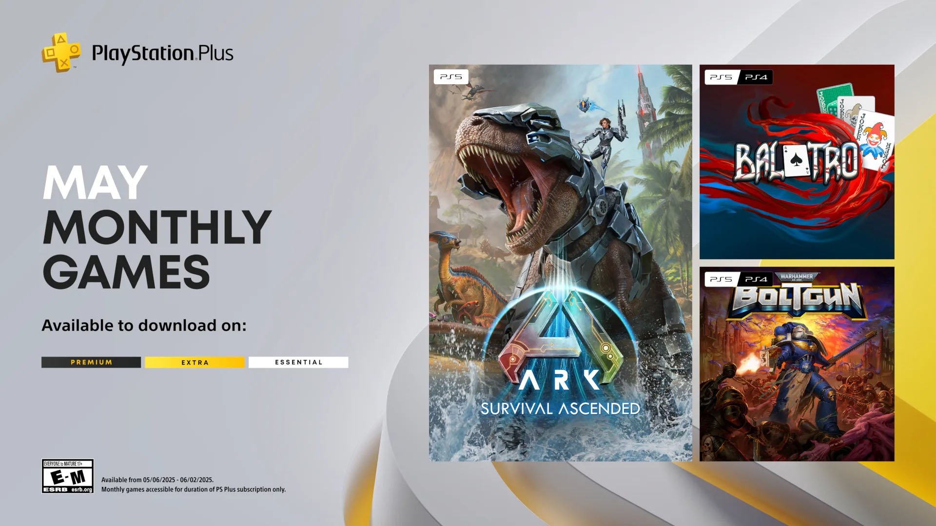 PlayStation Plus Monthly Games lineup for May 2025 announced