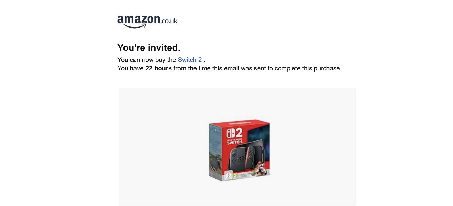 Nintendo Switch 2 Amazon pre-order invites are going out now