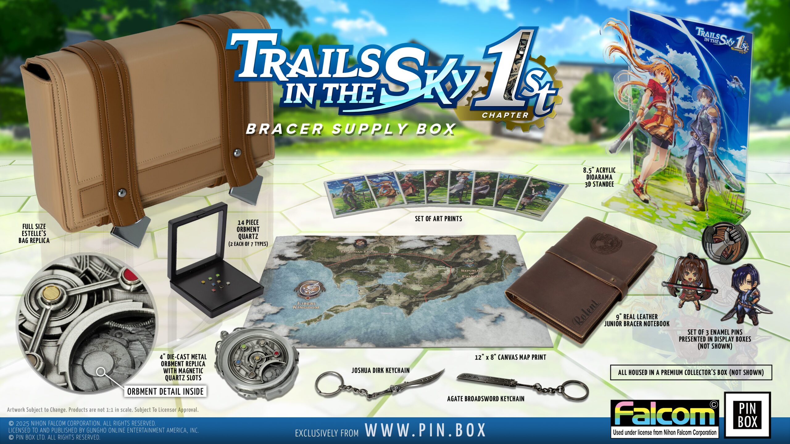 Trails in the Sky 1st Chapter ‘Bracer Supply Box’ premium collector’s set announced