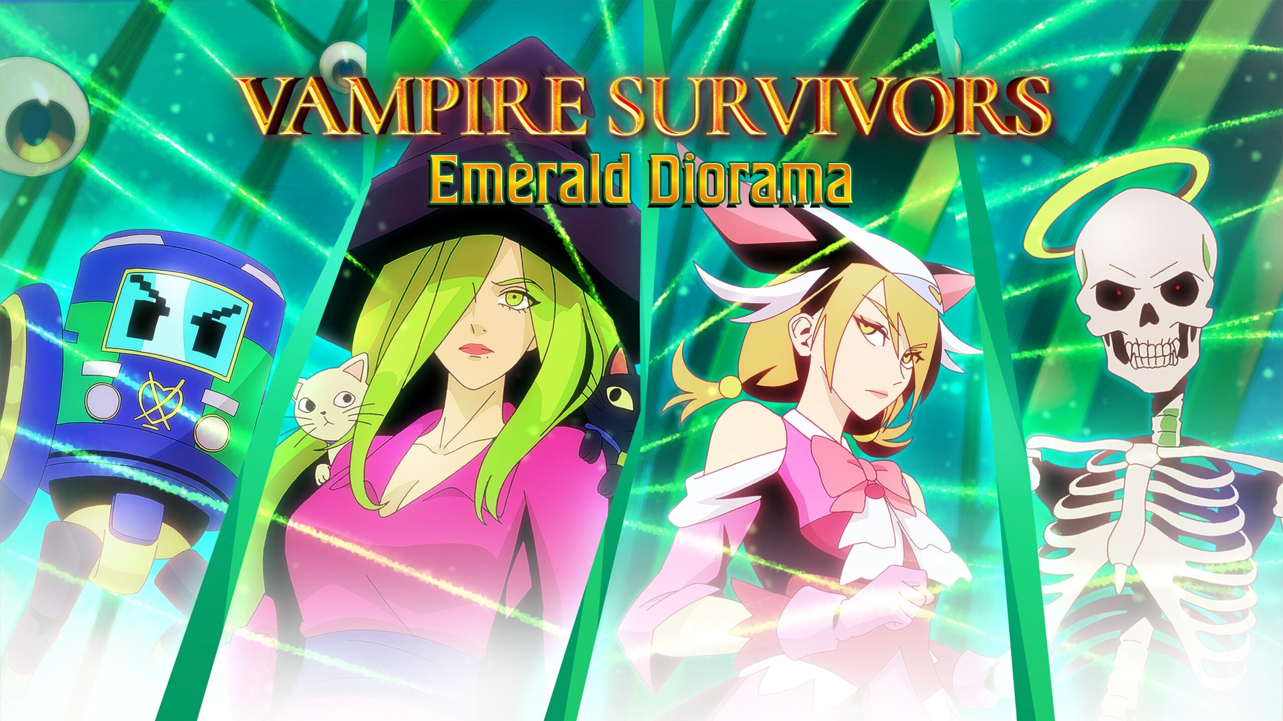 Vampire Survivors free SaGa Emerald Beyond collaboration DLC ‘Emerald Diorama’ now available