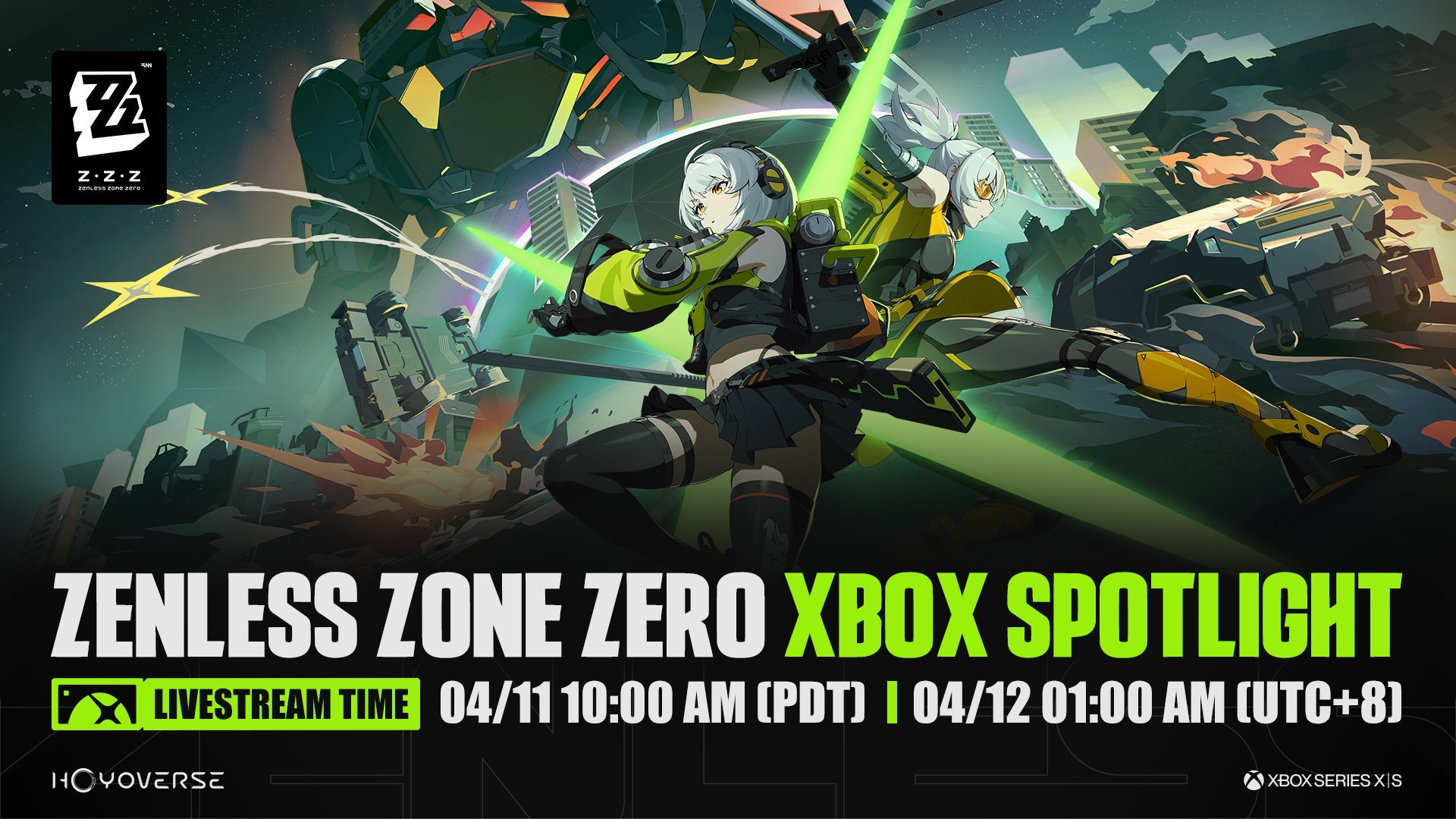 Zenless Zone Zero coming to Xbox Series