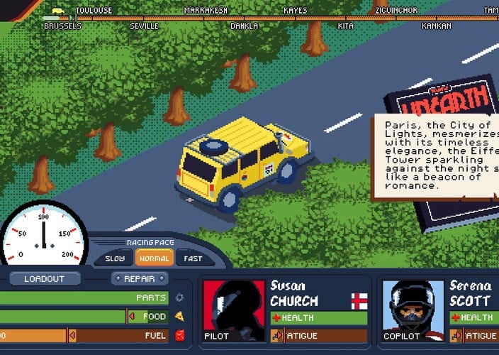 Roguelike Racing Revs Onto Switch In “Oregon Trail Meets The Dakar Rally”