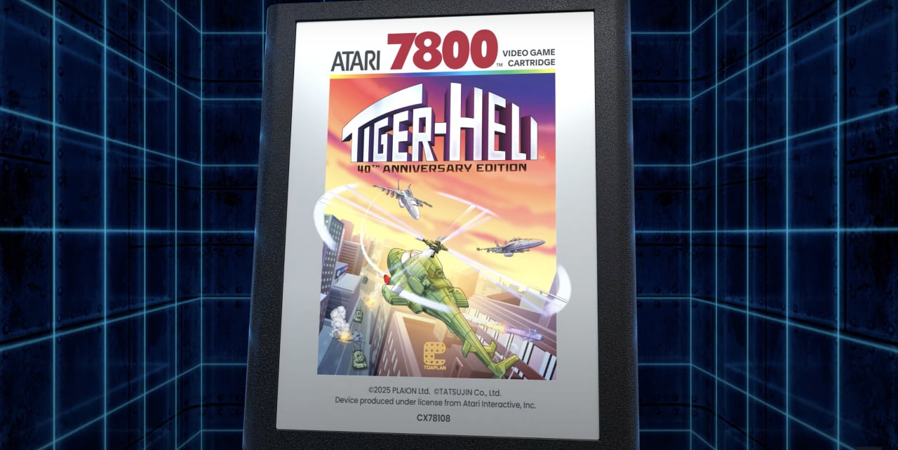 Toaplan’s Tiger-Heli Is Getting A New Port For The Atari 2600+ & Atari 7800+