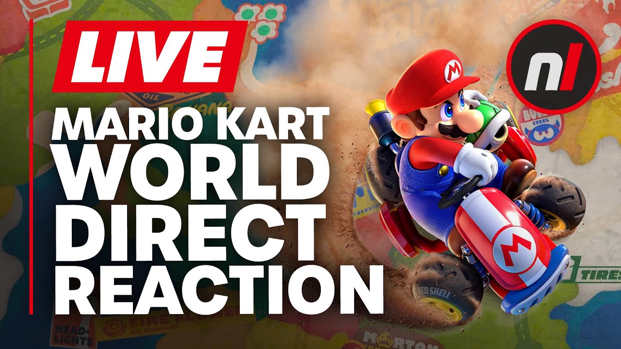 Watch: Mario Kart World Nintendo Direct – Live!