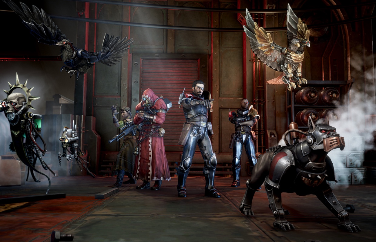 Warhammer 40,000: Rogue Trader showcases the Familiars feature from the upcoming Lex Imperialis expansion