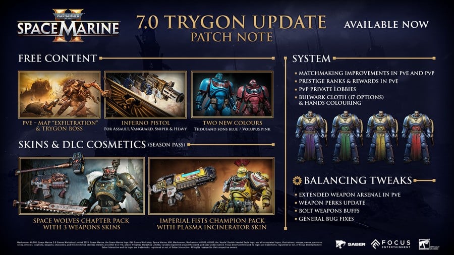 Space Marine 2’s ‘Massive’ New Update Is Now Available On Xbox Series X|S