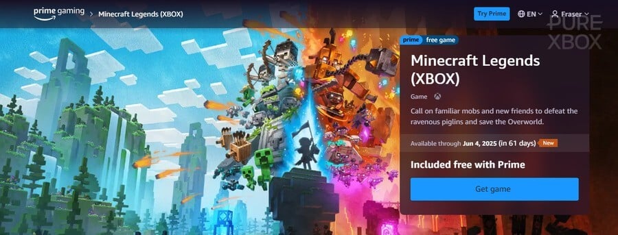 Xbox Adds Prime Gaming Freebie For April, Available To Claim Now
