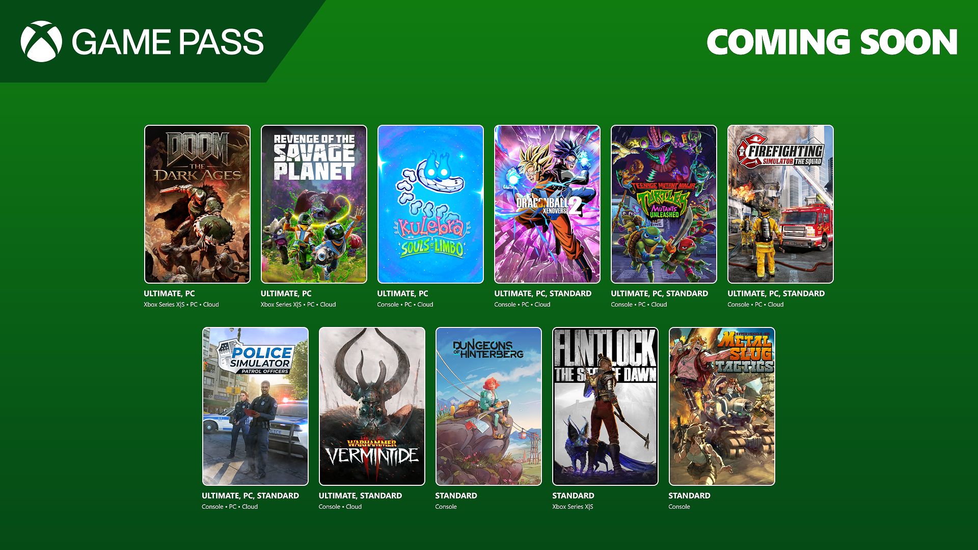 Game Pass adds DOOM: The Dark Ages, Revenge of the Savage Planet, Dragon Ball Xenoverse 2, and more in early May