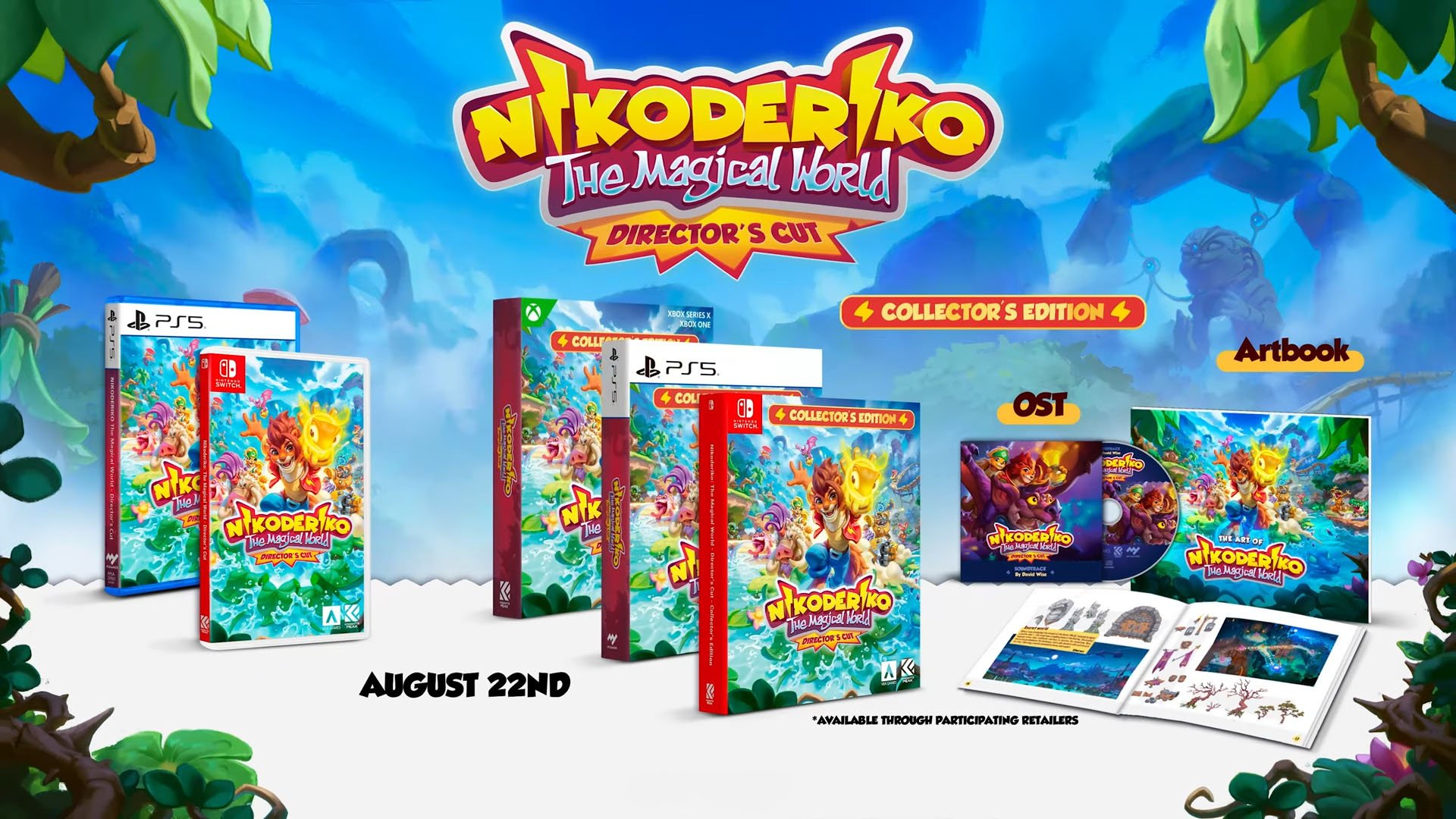 Nikoderiko: The Magical World Director’s Cut physical editions announced for PS5, Xbox Series, and Switch