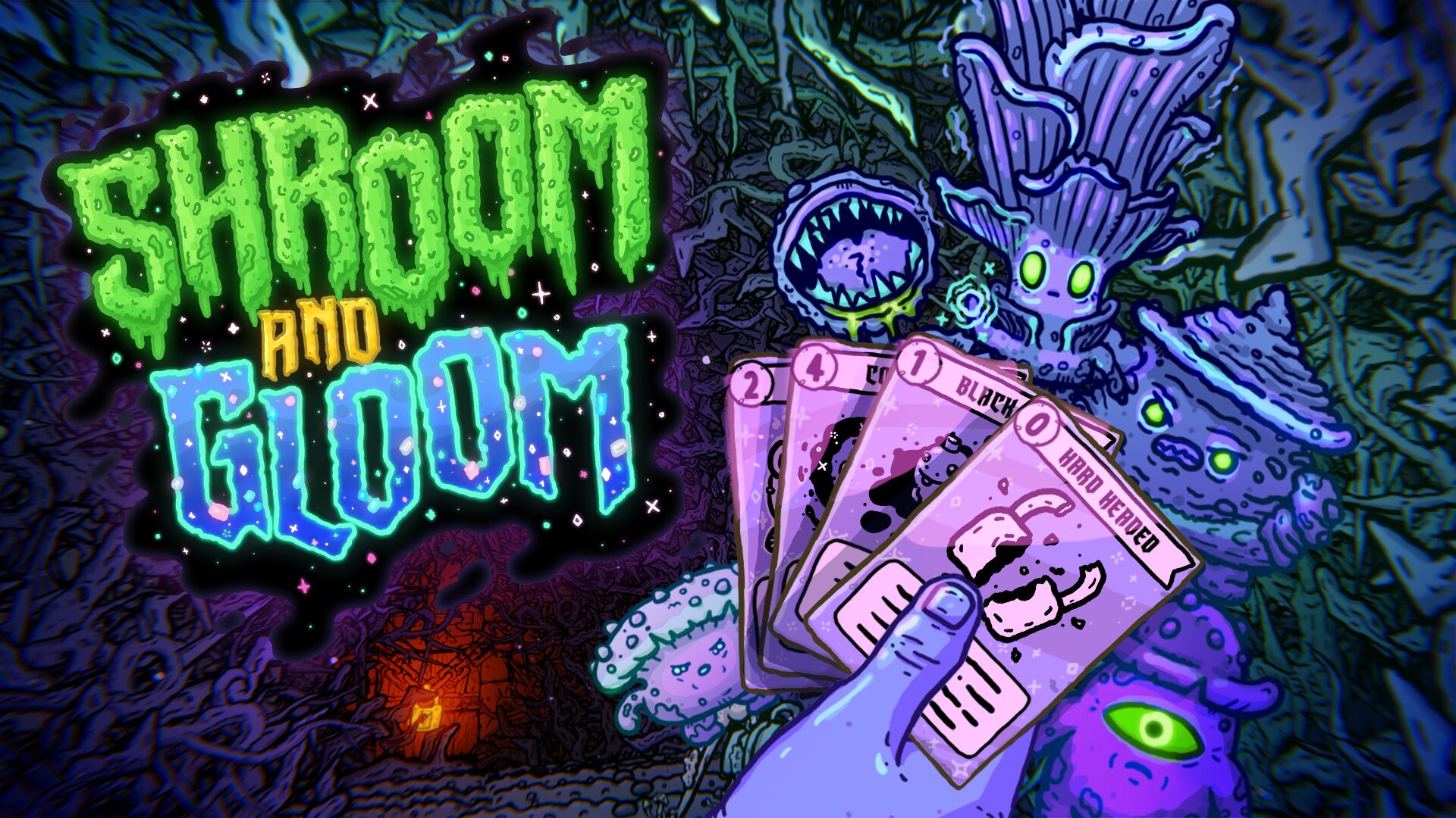 First-person roguelike double-deckbuilder Shroom and Gloom to be published by Devolver Digital