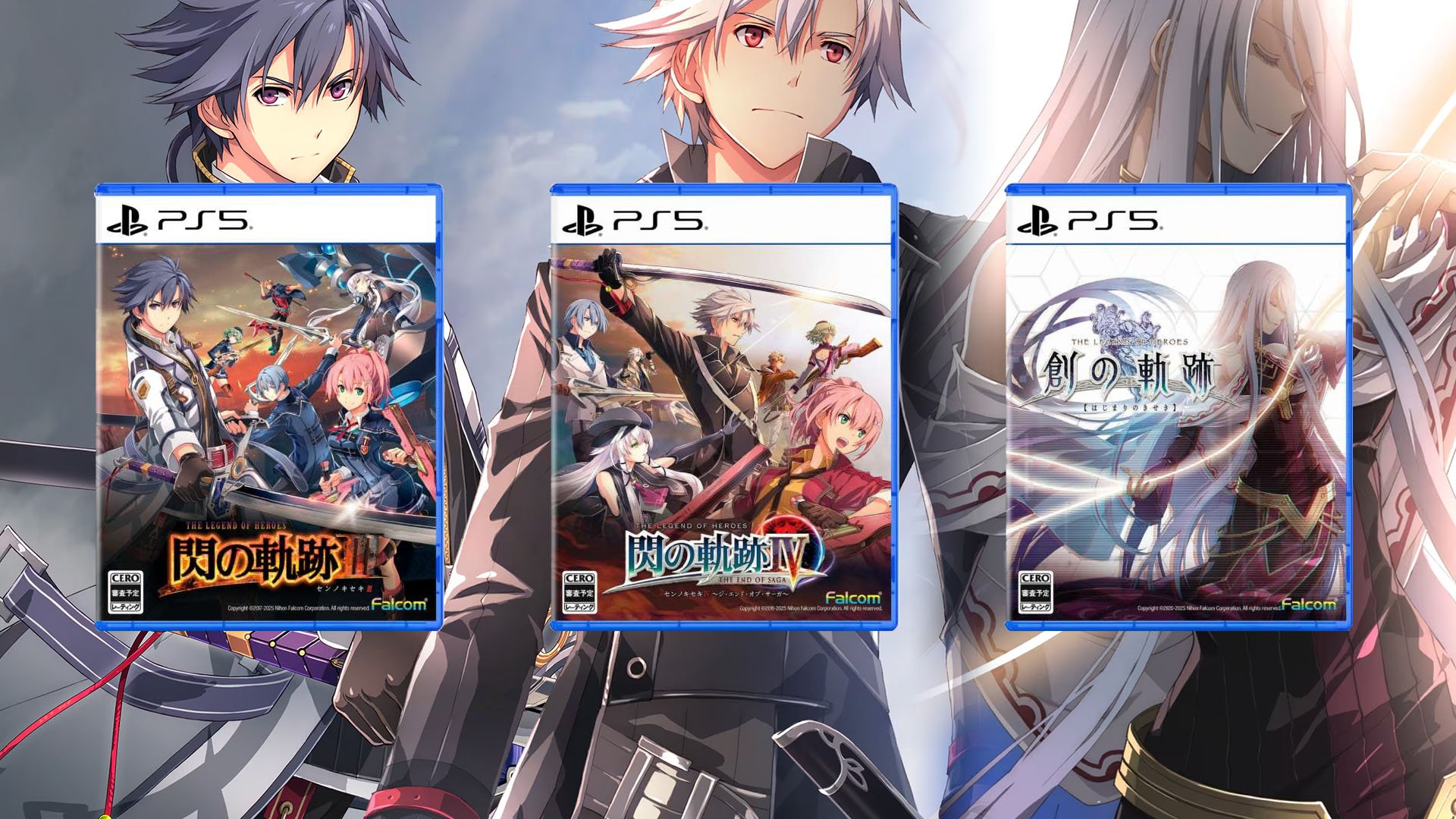 The Legend of Heroes: Trails of Cold Steel III, Trails of Cold Steel IV, and Trails into Reverie for PS5 launch August 21 in Japan