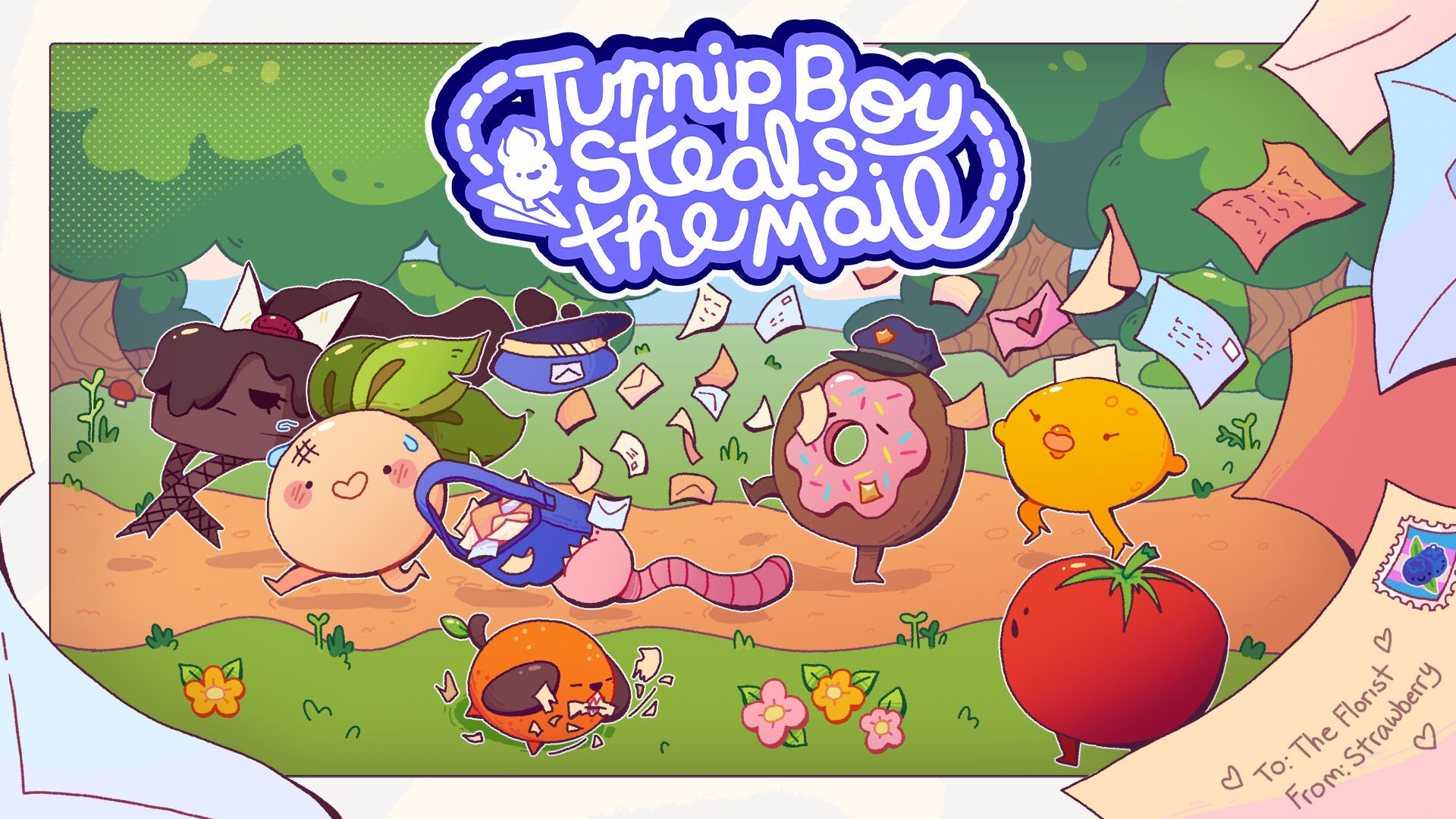 Side-scrolling runner Turnip Boy Steals the Mail announced for PC