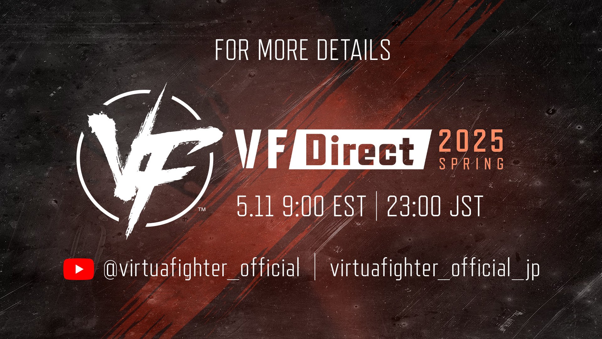 Virtua Fighter Direct 2025 Spring set for May 11