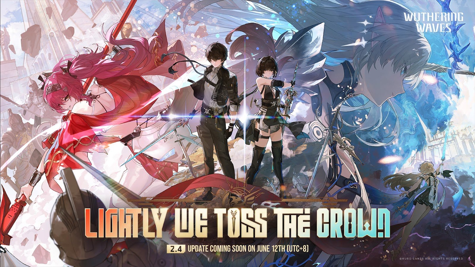 Wuthering Waves version 2.4 update ‘Lightly We Toss the Crown’ launches June 12