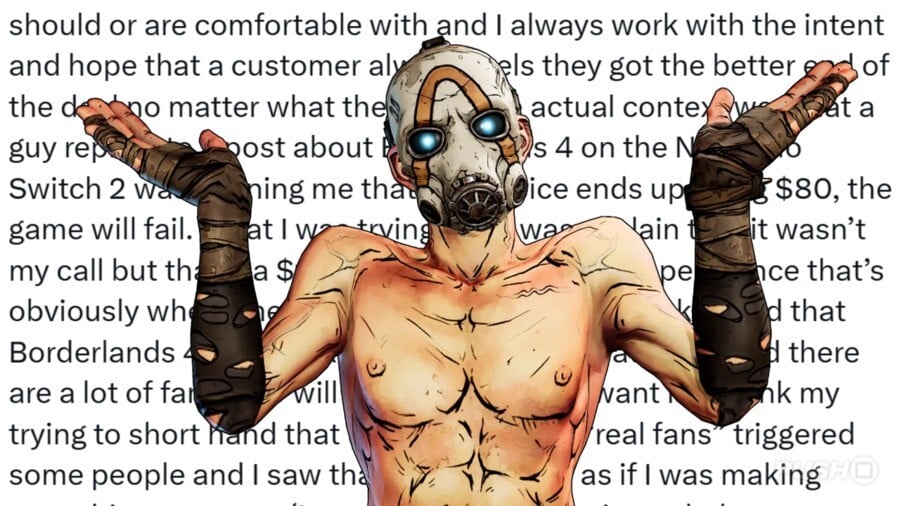 Borderlands 4 Boss Writes Grovelling Apology for Implying ‘Real Fans’ Will Pay $80 for PS5 Game