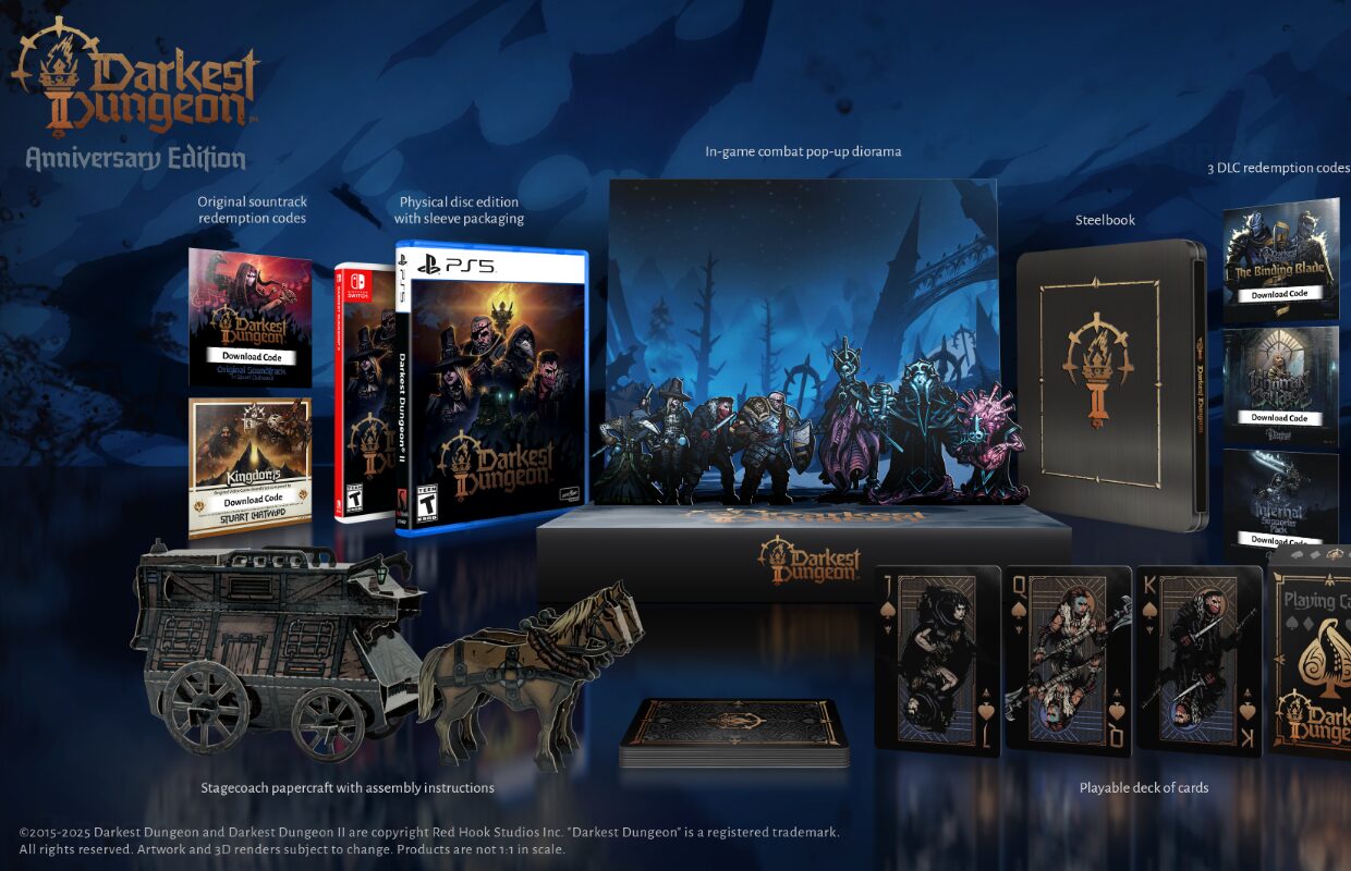 Darkest Dungeon II: Anniversary Edition physical special edition launches Q4 2025 for Nintendo Switch and PS5