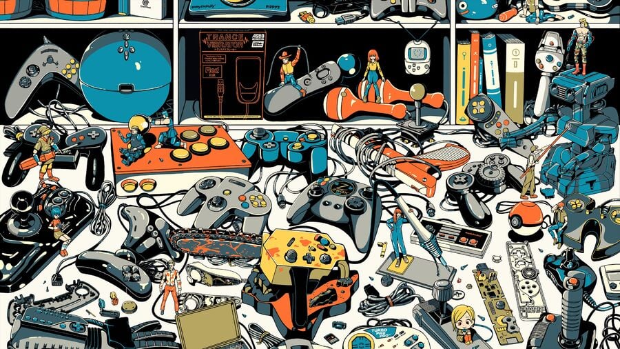 ‘From Joysticks To Haptics’ Offers A Visual History of Video Game Controllers