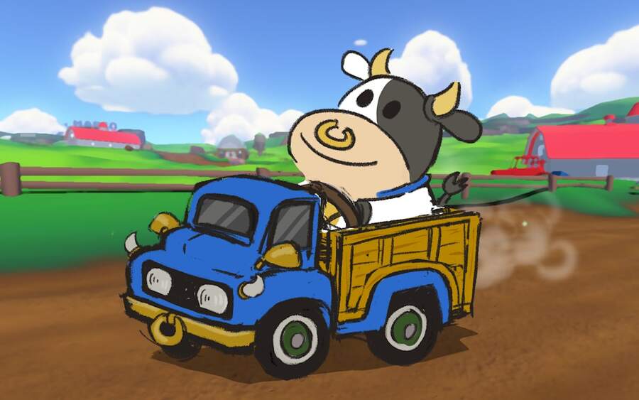 “This Is It!” – Nintendo On Why It Added ‘Cow’ Into Mario Kart World
