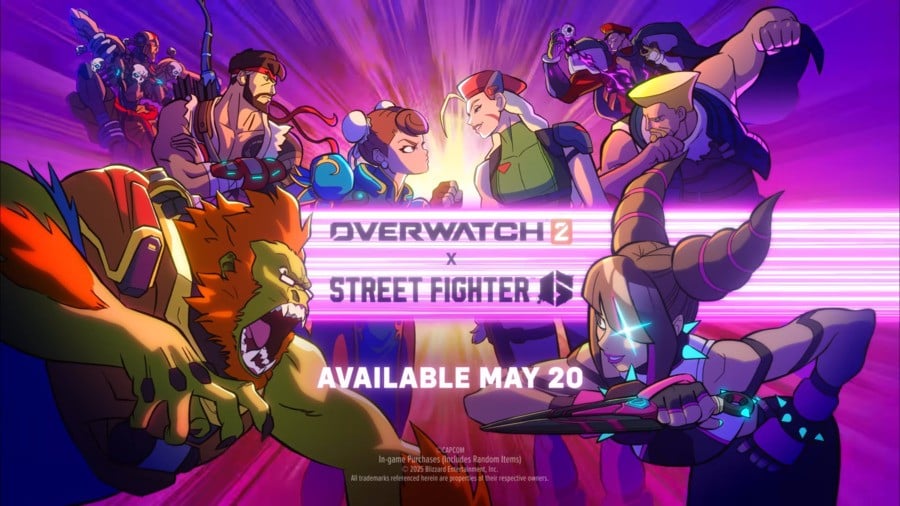 Overwatch 2 x Street Fighter 6 Collaboration Announced