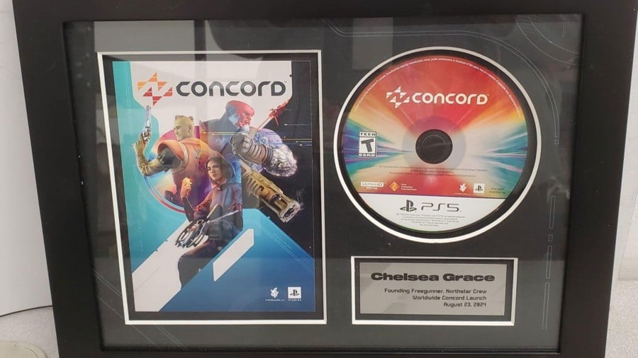 Random: Commemorative Launch Plaque of PS5 Catastrophe Concord Donated to Thrift Store