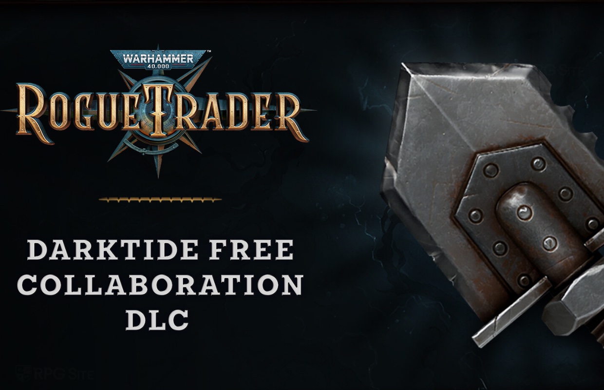 Warhammer 40,000: Rogue Trader gets a free collaboration weapon DLC today in the form of the Sapper Shovel